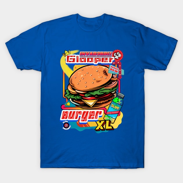 XL Retro "Special Sauce Burger" T-Shirt by Invad3rDiz